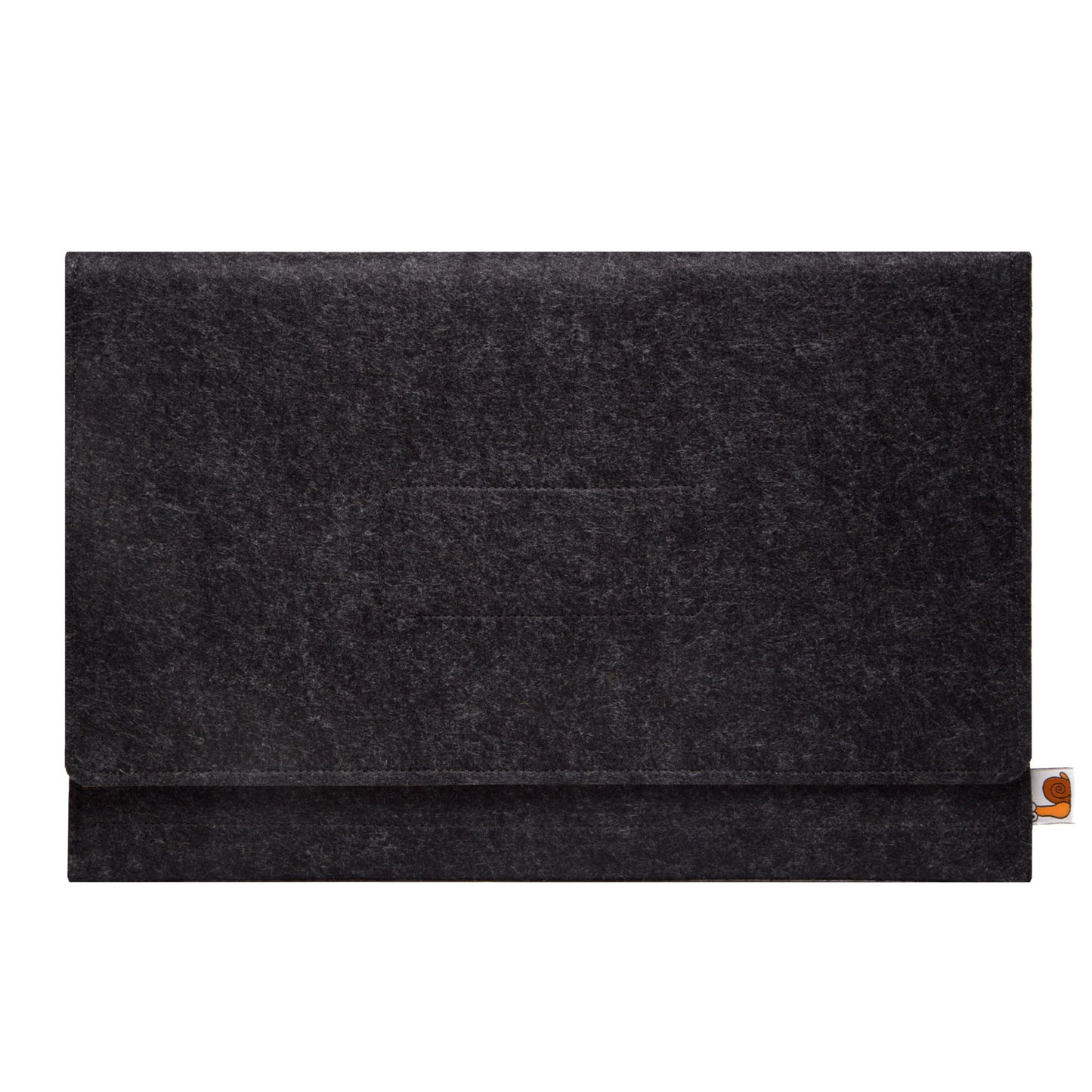 Premium Felt iPad Cover: Ultimate Protection with Accessories Pocket - Charcoal & Dark Golden Rot