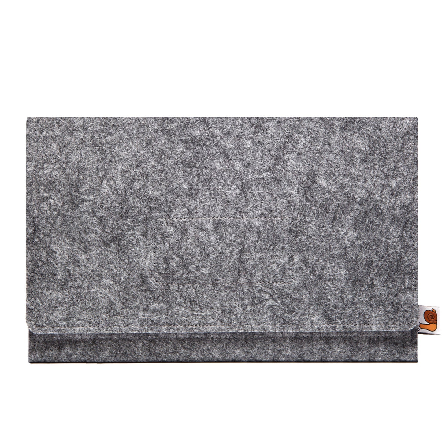 Premium Felt iPad Cover: Ultimate Protection with Accessories Pocket - Grey & Black